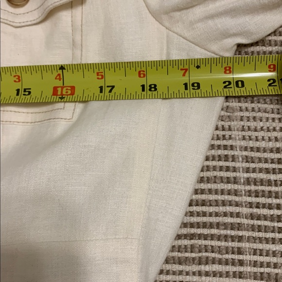 Tahari ASL Tan Midi Shirt Dress with Notched Collar Vintage - Picture 10 of 12